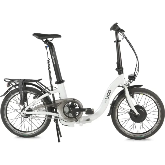 UGO electric folding bike Now Ei7 Pearl White